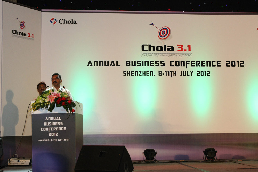 Chola Annual Business Meet, Shenzhen, China